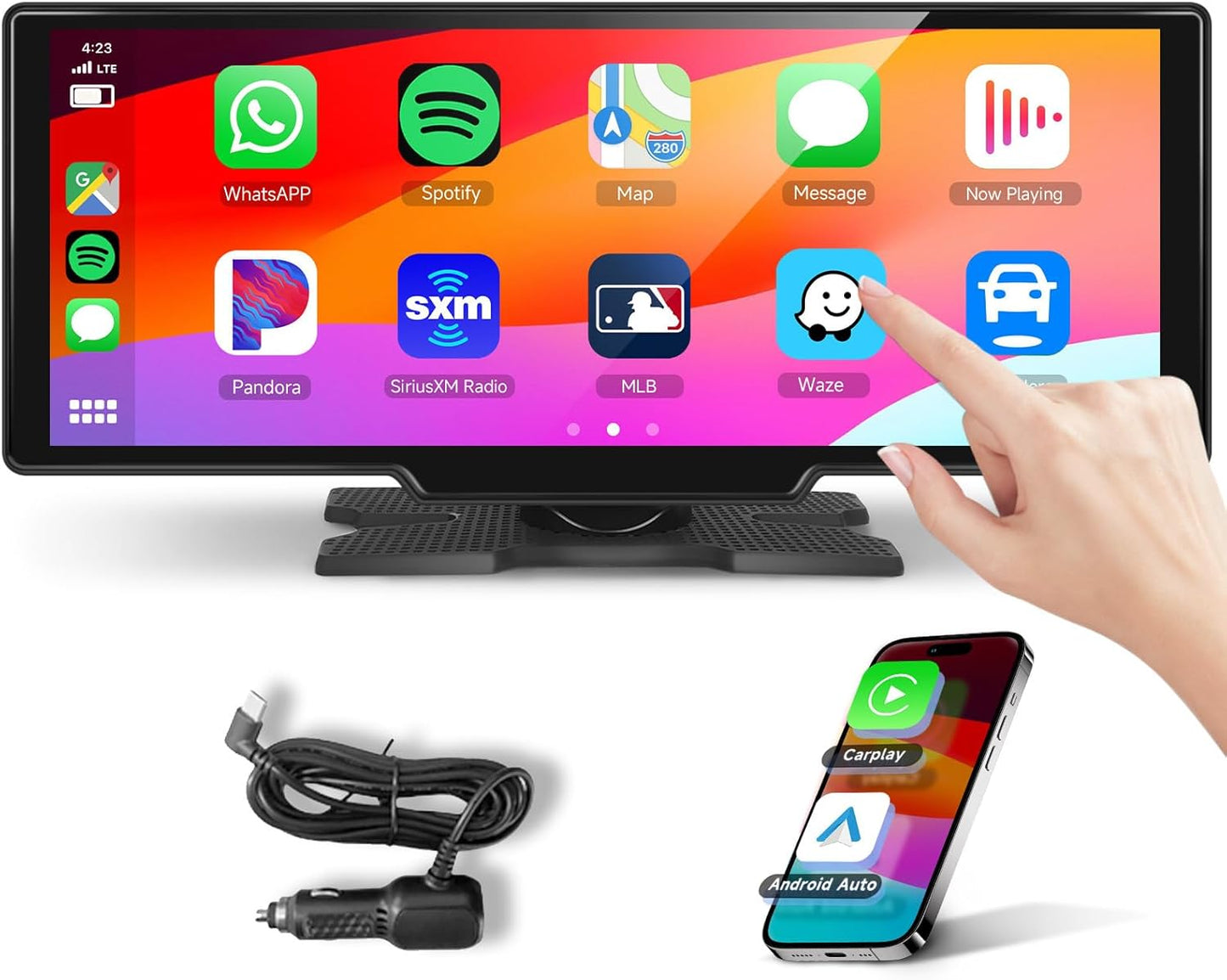 Autoradio portatile bluetooth carplay Android/Apple | Maxistore™