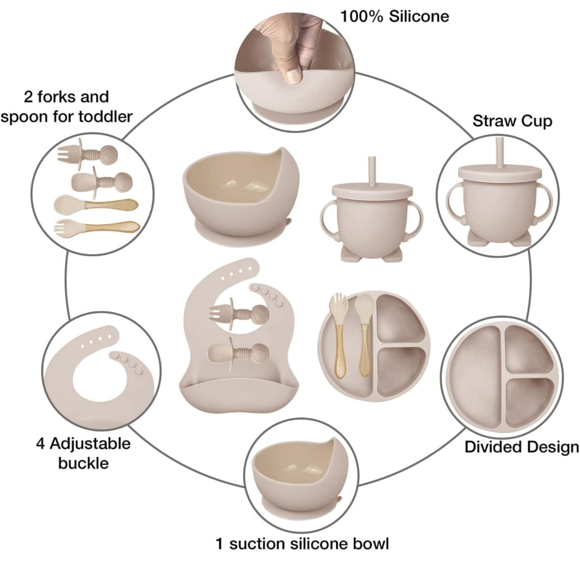 Set Svezzamento in Silicone per Bambini | Maxistore™