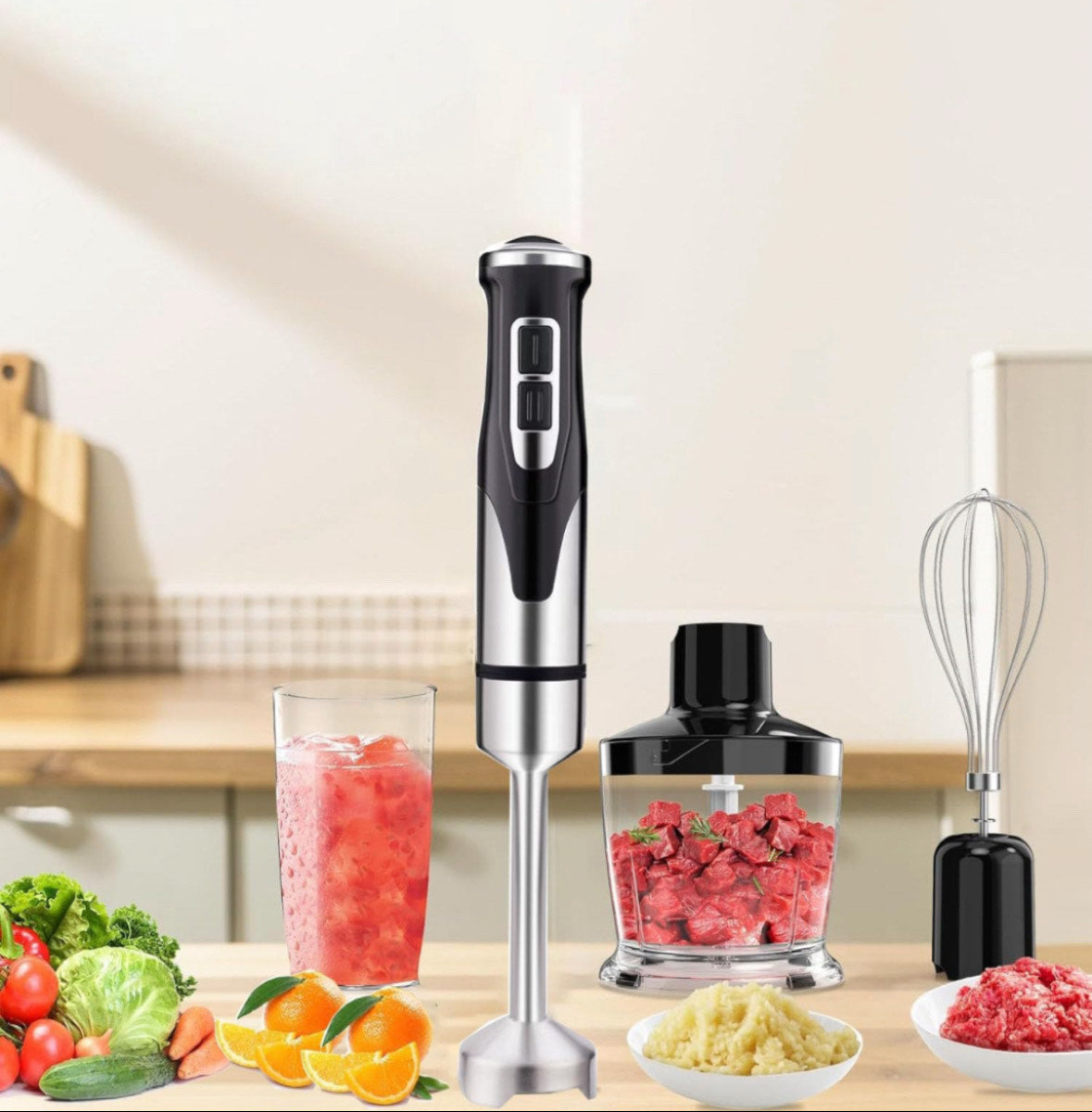 Frullatore ad immersione MultiFunzione 4 in 1 | Maxistore™