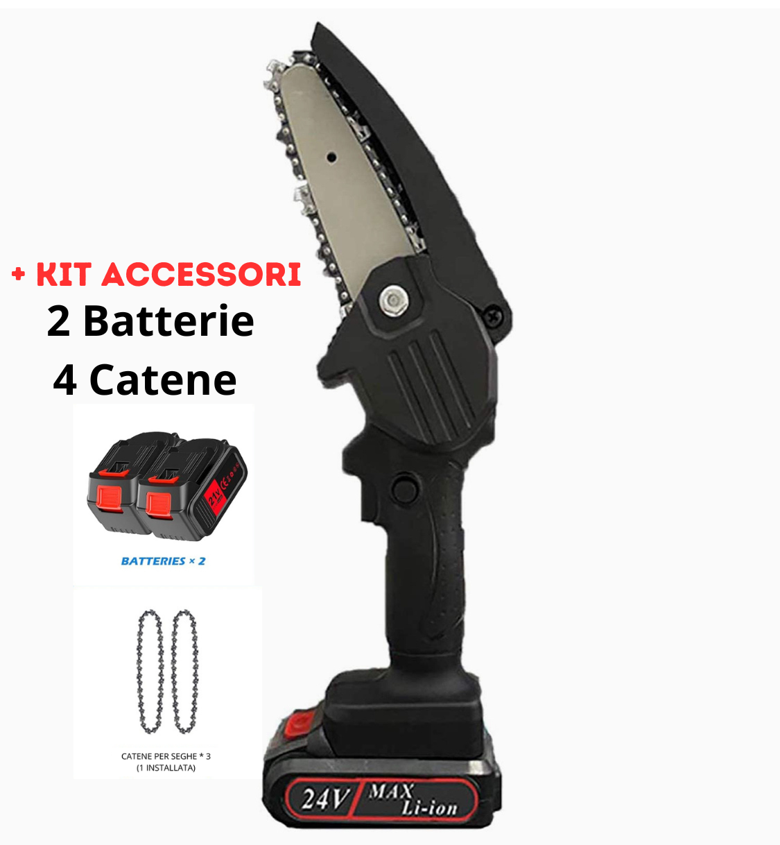 Mini Motosega Portatile a Batteria 4 Pollici |Maxistore™