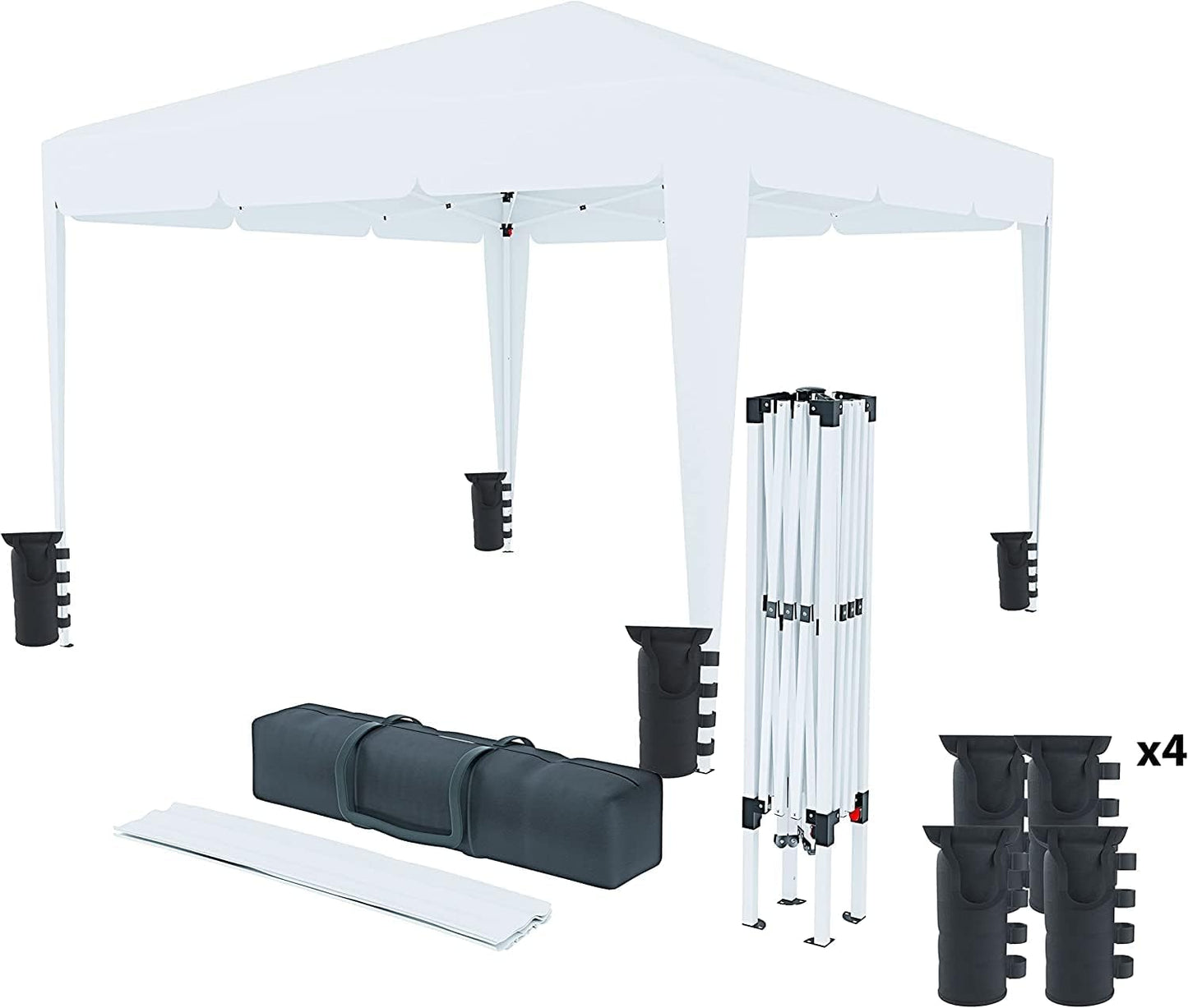 Gazebo 3x3m pieghevole |Maxistore™