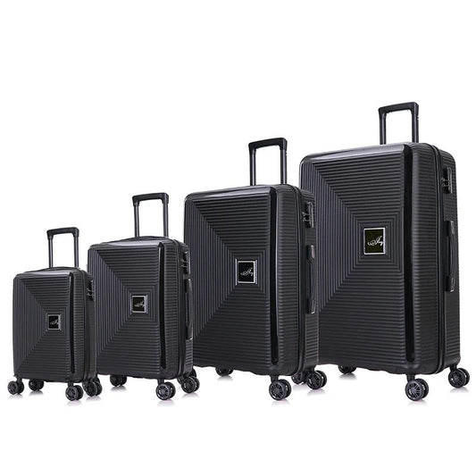 Set 4 trolley rigidi in ABS + omaggio bilancia pesa valigie | Maxistore™