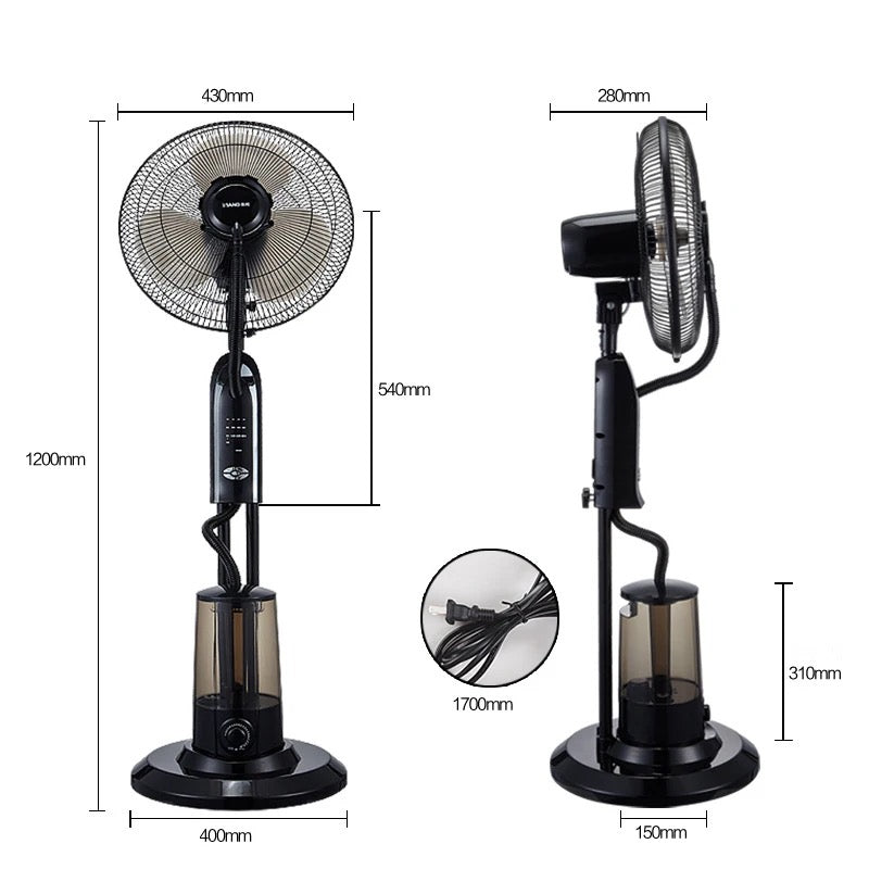 Ventilatore nebulizzatore multifunzione | Maxistore™