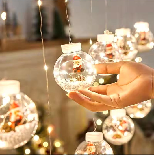 Catena 10 Sfere Luminose Natalizie a Led 4 metri |Maxistore™