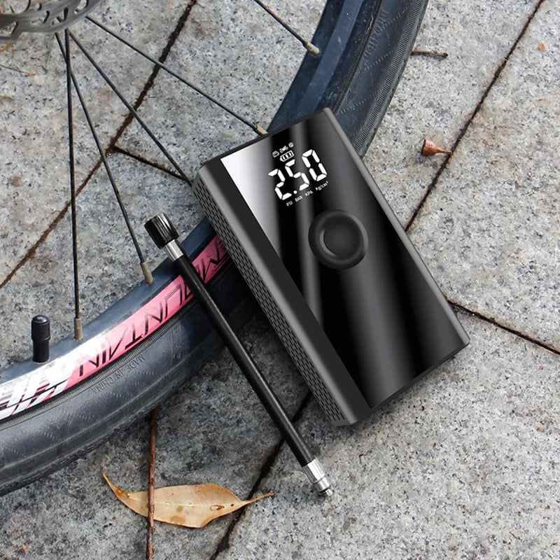 Mini compressore d'aria portatile con sensore di pressione LED 2000mAh | Maxistore™