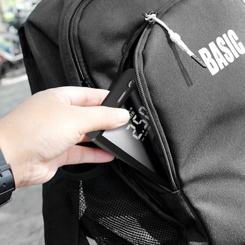 Mini compressore d'aria portatile con sensore di pressione LED 2000mAh | Maxistore™