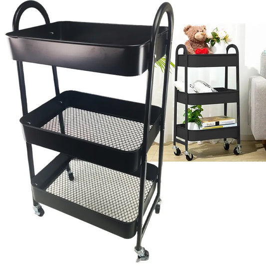 Carrello portaoggetti a 3 piani |Maxistore™