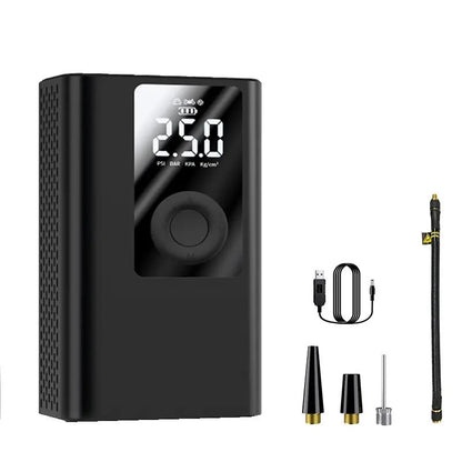 Mini compressore d'aria portatile con sensore di pressione LED 2000mAh | Maxistore™