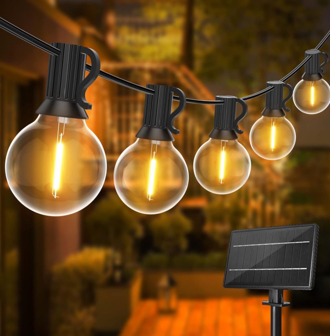 Catena luminosa 13m con pannello solare | Maxistore™