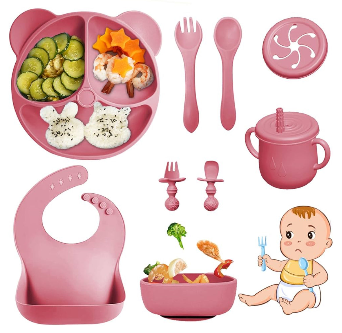 Set Svezzamento in Silicone per Bambini | Maxistore™