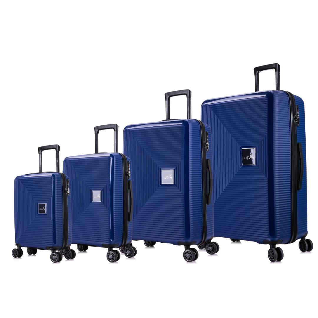 Set 4 trolley rigidi in ABS + omaggio bilancia pesa valigie | Maxistore™