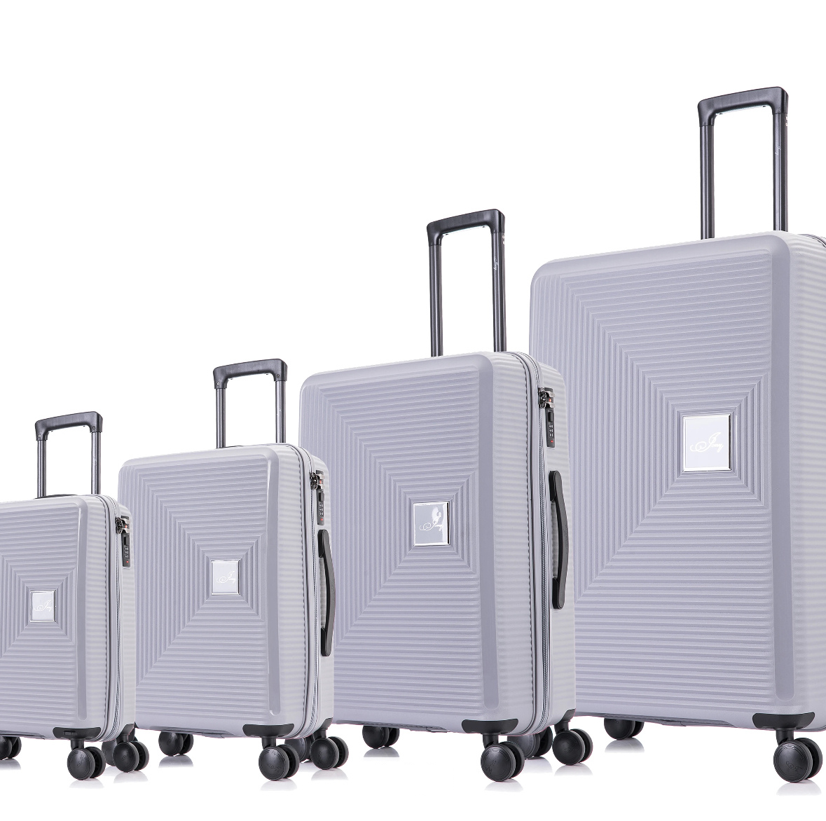 Set 4 trolley rigidi in ABS + omaggio bilancia pesa valigie | Maxistore™