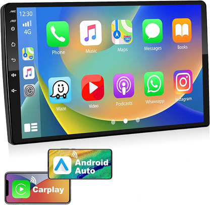 Autoradio carplay Android/Apple 2 din 10 pollici |Maxistore™