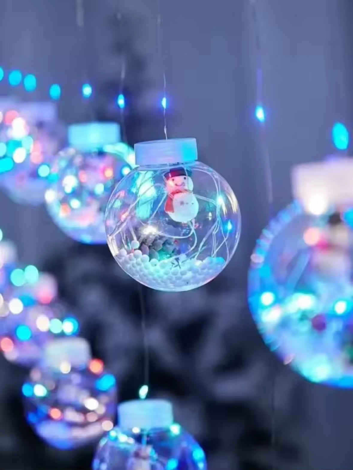 Catena 10 Sfere Luminose Natalizie a Led 4 metri |Maxistore™