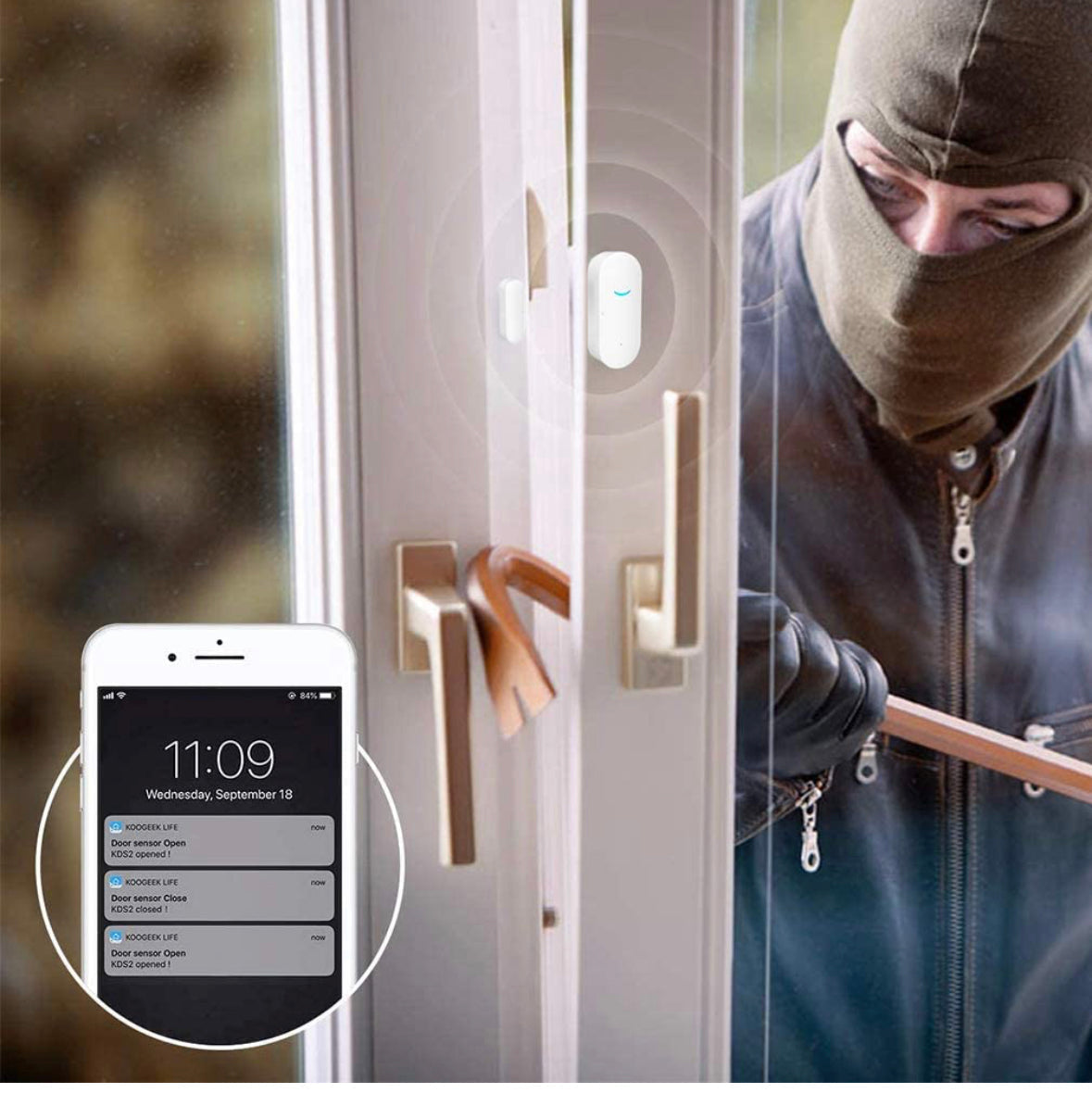 Sensore allarme wifi (2pezzi) |Maxistore™